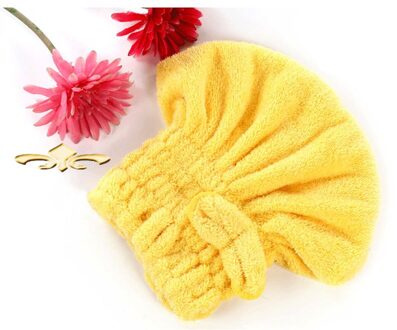 Tulband Super Absorberende Kap Badmuts Badhanddoek Microfiber Dames Badkamer Handdoek Droog Haar Cap Y21-4