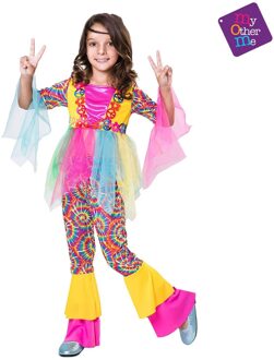 Tule hippie kostuum voor meisjes - 5 - 6 jaar - Kinderkostuums