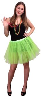 Tule rokje voor dames - carnaval verkleed rokje - groen - petticoat - One size