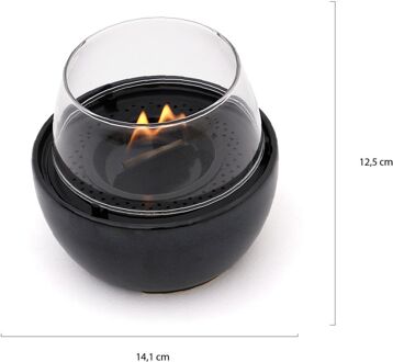 Tulip 14 tafelhaard ø14,1cm (h:12,5cm) - Laagste prijsgarantie! Zwart