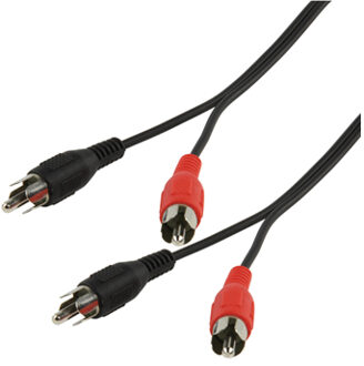 Tulp kabel basic verguld [1,5/2,5/5m]