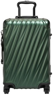 Tumi 19 Degree Aluminum International Carry-On texture forest green Harde Koffer Groen - H 56 x B 35.5 x D 23