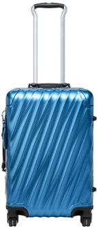 Tumi 19 Degree Aluminum International Carry-On texture horizon blue hardcase koffer Blauw - H 56 x B 35.5 x D 23 cm