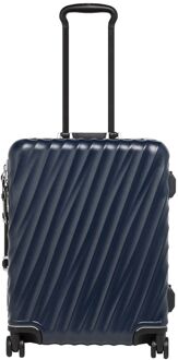 Tumi 19 Degree Frame Contl 4 Whl C/O navy texture hardcase koffer Blauw - H 55 x B 40 x D 23 cm