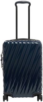 Tumi 19 Degree International Expandable 4 Wheel Trolley navy hardcase koffer Blauw - H 56 x B 40.5 x D 23/28 cm