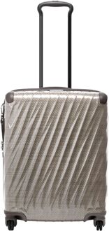 Tumi 19 Degree Lite Continental Carry-On titanium grey hardcase koffer Grijs - H 55 x B 40 x D 23 cm