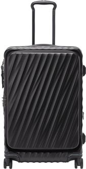 Tumi 19 Degree Medium Frnt Acc Exp Chk black texture hardcase koffer Zwart - H 66 x B 44.5 x D 25.5 cm