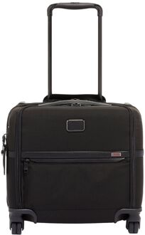 Tumi Alpha Compact 4 Wheel Brief black II zachte koffer Zwart - H 40 x B 40.5 x D 22 cm