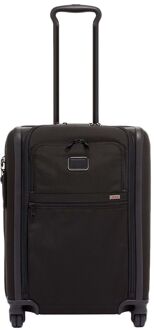 Tumi Alpha Continental Expandable 4 Wheeled Carry-On black zachte koffer Zwart - H 56 x B 40.5 x D 23 cm