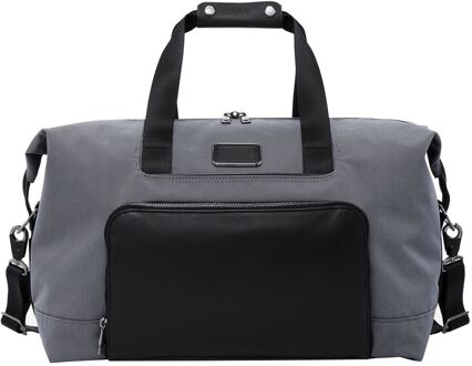 Tumi Alpha Double Expansion Satchel meteor grey weekendtas handbagage Grijs - H 29 x B 47 x D 23/33 cm