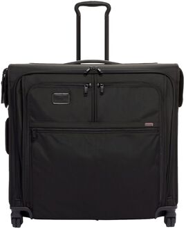 Tumi Alpha Extended Trip 4 Wheel Garment Bag black zachte koffer Zwart - H 61 x B 33 x D 64 cm