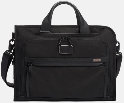 Tumi Alpha Slim Deluxe laptoptas black Zwart