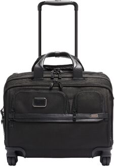 Tumi Deluxe Alpha 3 spinner met 17 inch laptopvak Zwart