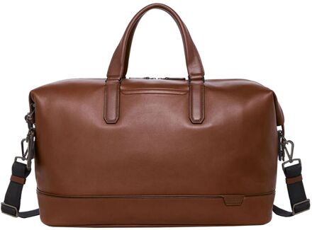 Tumi Harrison Nelson Duffel cognac weekendtas handbagage - H 28 x B 52 x D 21 cm