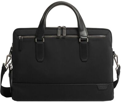 Tumi Harrison Sycamore Slim Brief black schoudertas heren Zwart - H 27.5 x B 38.5 x D 5 cm