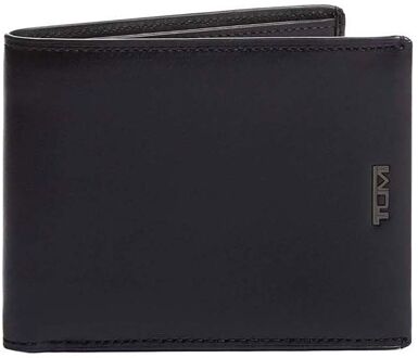 Tumi Nassau SLG Global Wallet W/ Coin Pocket black smooth portemonnee Zwart - H 9.5 x B 12 x D 2 cm