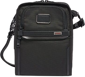 Tumi organizer crossbody tas black Zwart