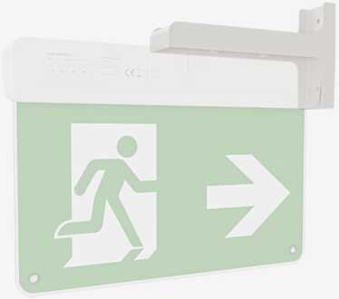 Tumu noodverlichting accesoireset - opbouwset Wit