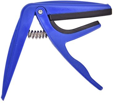 Tune Gitaar Tuner Clamp Key Trigger Capo Voor Akoestische Elektrische Muziekinstrumenten Deel Gitaar Accessoires Blauw