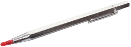 Tungsten Staal Tip 135 Mm Tungsten Staal Tip Kraspen Clip Pen Keramiek Glas Shell Metalen Constructie Markering Gereedschap zilver