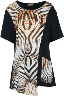 Tuniek Safari Mozaïek Plus Maat Veelkleurig