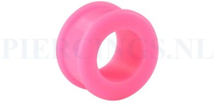 Tunnel siliconen double flared roze 19 mm 19 mm