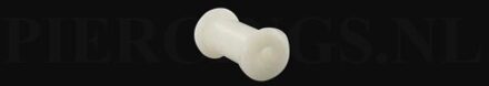 Tunnel siliconen wit 4 mm 4 mm