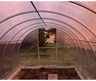 Tunnelkas Polycarbonaat 3.14 x 10 Meter Black