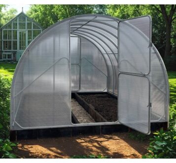 Tunnelkas Polycarbonaat 3.14 x 4 Meter Black