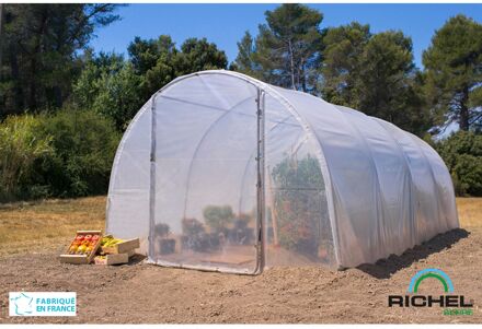 Tunnelkas Richel Transparant/grijs Met 2 Deuren 300x600x200cm 18m²