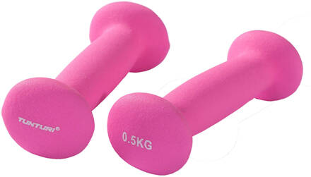 Tunturi Dumbbells Neopreen 2 X 0,5 Kg Roze