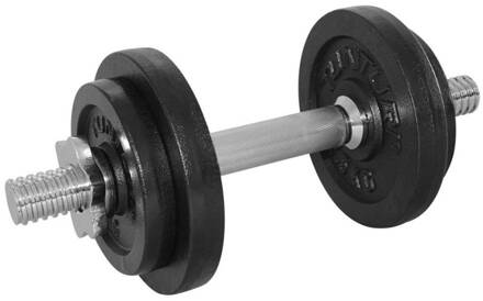 Tunturi Dumbbellset - 10 Kg Zwart