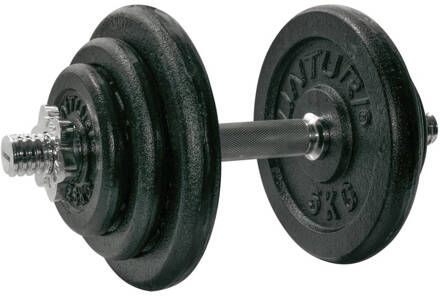 Tunturi Dumbbellset Gietijzer - 1 X 20 Kg Zwart