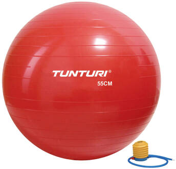 Tunturi Fitnessbal Gymbal Rood - 55 Cm