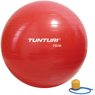 Tunturi Fitnessbal Gymbal Rood - 75 Cm