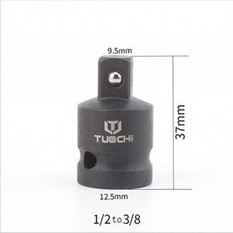 Tuochi Impact Adapters CR-MO 3/4 "Female X 1/2" Man Socket Adapter 1/2 3/8 3/8-1/4 Impact socket Voor Auto Reparatie Tools 1-2 to 3-8