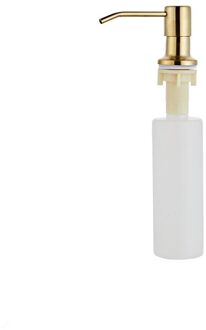 Tuqiu Aanrecht Zeepdispenser Rvs Zeepdispenser Badkamer 300Ml Zeepdispenser Zwart/Goud/Chroom/nikkel Bordeaux