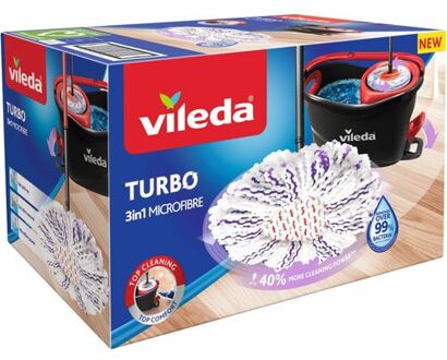 Turbo 3in1 roterende mopset met pedaalemmer