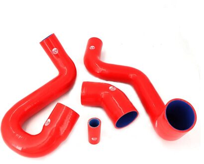 Turbo Boost Slang Siliconen Slang Kit Fit Voor Saab 95 98-08 (4 Stuks) rood/Blauw/Zwart
