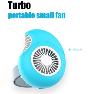Turbo Draagbare Mini Horloge Vormige Ventilator Usb Rechargeablelow Noise Draagbare Usb Handheld Multifunctionele Mini Fan Desktop Outdoor