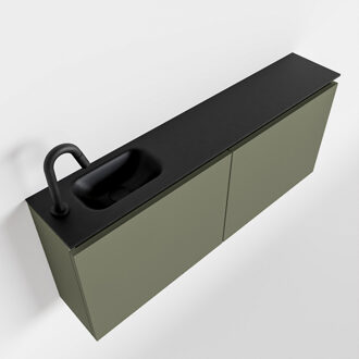 TURE 120cm toiletmeubel army. EDEN wastafel urban links 1 kraangat