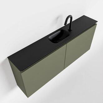 TURE 120cm toiletmeubel army. EDEN wastafel urban midden 1 kraangat