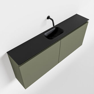 TURE 120cm toiletmeubel army. EDEN wastafel urban midden geen kraangat