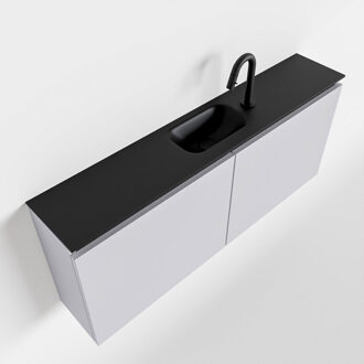 TURE 120cm toiletmeubel cale. EDEN wastafel urban midden 1 kraangat