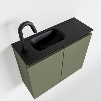 TURE 60cm toiletmeubel army. EDEN wastafel urban links 1 kraangat