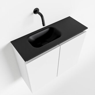 TURE 60cm toiletmeubel talc. EDEN wastafel urban links geen kraangat