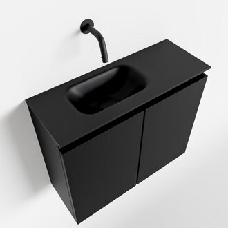 TURE 60cm toiletmeubel urban. EDEN wastafel urban links geen kraangat