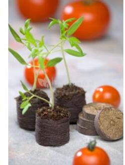 Turftabletten dia. 4cm set a 48 stuks Nature Bruin