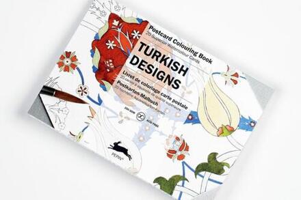 Turkish Designs - Postcard Colouring Book - Boek Pepin van Roojen (9460096107)