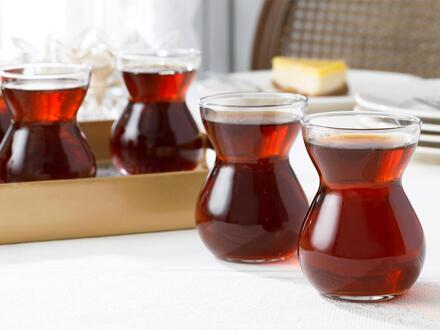 Turkse Thee Cup Set Zwarte Thee 6 Stuks 140Ml Beste Kopje Koffie Engels Tredinational Thee Kopjes Thee Glas